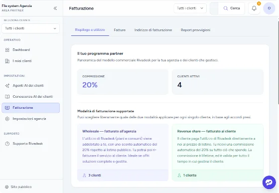 Anteprima della gestione multi-progetto con stima di spesa trasparente